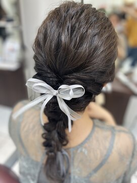 美容室 パペポ(PAPEPO) ヘアセット　編みおろしスタイル　ヘアアレンジ
