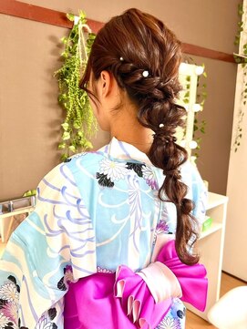 ジェキータ 京都駅前店(GEKITA) 浴衣ヘア ふわふわ玉ねぎヘアヘアセット【京都/ヘアセット】