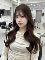 アマトウキョウ アユンチェ(AMA TOKYO×AYUNCHE)&nbsp;チョコブラウン  レイヤーカット  透明感カラー