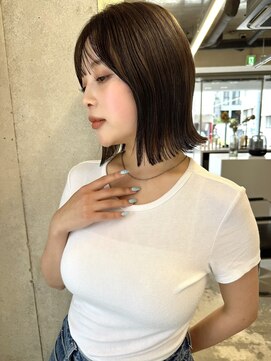 エン(enn.) ボブルフ/タッセルボブ/ヘイリーボブ/ブラウンカラー/20代/30代