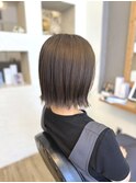 ボブ×マットカラー