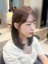 ハルキミナト ジャパン ヨコハマ(HARUKI MINATO japan YOKOHAMA)&nbsp;ミディアムレイヤー/顔周りカット/30代40代50代