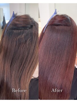 アグ ヘアー テラス沖縄店(Agu hair terrace) 最高級髪質改善(縮毛矯正)+ミラーカラー