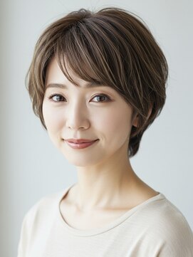 レヴィア(REVIA) 白髪ぼかしハイライトブリーチミルクティーベージュ