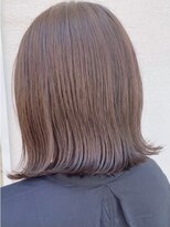 ベリテツー 京成大久保(verite2)&nbsp;30代40代50代/小顔ミディアム外ハネボブアッシュ/アースカラー