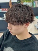 横浜波巻きパーマツイスパツイストスパイラルパーマ緩め弱め30代