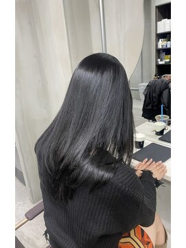 ピンク バイ アンジェリカ 瓢箪山店(PINQ by ANGELICA) #PINQ#ブルーブラック#レイヤーカット