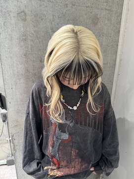 モニカ 栄店(MONIQA) ブロンド　デザインカラー