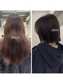 ヘーゼル 博多(HAZEL.)&nbsp;縮毛矯正も得意です♪ばっさりカットお任せ下さい