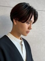メンズサロンオー 宮崎(Men's salon O.)&nbsp;センターパート マッシュ 刈り上げ 韓国ヘア メンズカット 20代