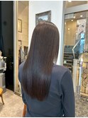 顔周りミディアムレイヤーカットハッシュカット韓国京都河原町