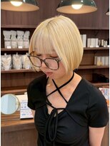 ニュースエン(newseN:) ミルクブロンド/ダブルカラー/ケアブリーチ/髪質改善/新潟/万代