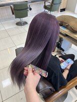 アース 都城川東店(HAIR & MAKE EARTH)&nbsp;ブリーチありピンクラベンダーカラー
