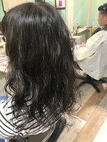 ラべリー 池袋(LOVELEY)&nbsp;お客様style161  黒髪ウエット パーマスタイル