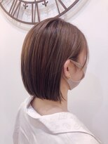 ココロ ヘアーアンドスパ 目黒(cocoro hair&spa) 簡単スタイリング、切りっぱなしボブ