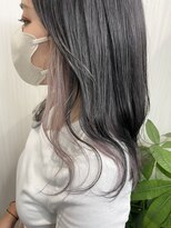 ウェグ 難波(WEG) ホワイトピンク/インナーカラー/韓国ヘア/髪質改善/イヤリング