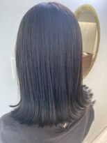 インビテーション(invitation) 切りっぱなしミディ◎グレイアッシュカラー