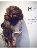 サンセリテ(suncerite)&nbsp;ポニーテールアレンジ☆ゆるポニー　お出かけヘア◎