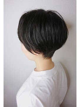 ☆ 暗髪ハンサムショートスタイル ☆