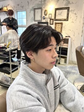 サンバイセライロ 千葉(SAN. by celilo) メンズ韓国ヘア/ハイライト/ツーブロックマッシュ/束感【白井】