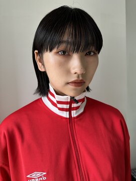 ベンジー 中目黒店(benji) 黒髪ボブ/ボブウルフ/ショートカット/ショートボブ