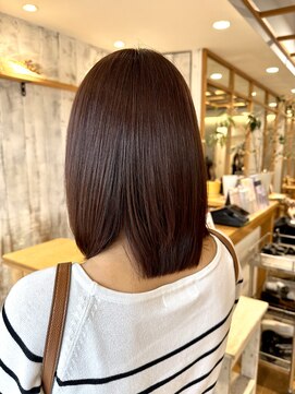 クラップス 京急富岡(CLAPS) ダブルカラーピンクベージュベージュカラーケアブリーチ