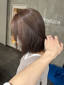 エルピス 中央林間店(elpis) ブリーチなし透明感白髪ぼかし