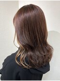 インナーカラー  ×  ベージュ