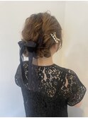 【シニヨン】【ヘアアレンジ】