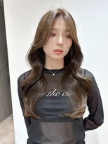 ロンドアンメゾン 原宿(Lond un Maison.)&nbsp;イメチェン韓国風前髪美髪ワイドバングミディアムレイヤーカット