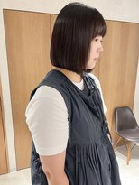 ラミエ バイ メルト 吉祥寺(lamie by melt)&nbsp;"久保田"地毛風ストレート切りっぱなしボブストレートヘア