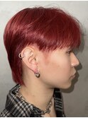 韓国シースルーマッシュウルフメンズ韓国ヘア