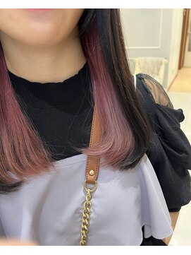 ネオリーブギンザ 銀座店(Neolive GINZA) セミロング　インナーカラー　【銀座】福田