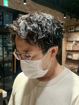 オーガニック アトリエ 大宮(organic+atelier) 10代20代30代サッパリ刈り上げツイストスパイラルパーマショート