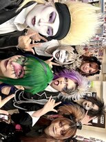 ヘアセットアップス(UP's) UPsスタッフ☆『ハロウィン(^-^)ヴィジュアル系コスプレ営業♪』