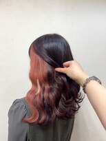 キャラ 池袋本店(CHARA)&nbsp;お洒落な成人式ヘア【インナーカラー/イヤリングカラー】