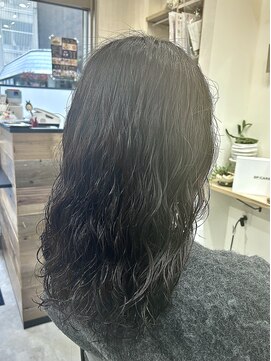 紡 #外国人風パーマ