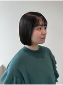 20代30代/丸みボブ/似合わせボブカット/切りっぱなしボブ