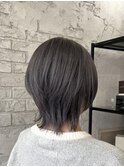 ブリーチハイトーン透明感シルバーアッシュグレージュカラー