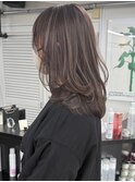 ハイライトバレイヤージュダブルカラーレイヤーカット30代40代