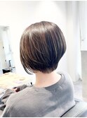 ショートボブ/大人ショートボブ/丸みショートボブ/大人ボブ