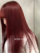 ベレーザ 渋谷(BELEZA) 14885髪質改善チェリーレッド黒髪アッシュブラックワインレッド