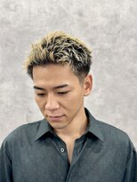 クロムトウキョウ ザ バーバー ネオン 新宿店(CHROM TOKYO the Barber ne/on)&nbsp;スパイキーショート/ブリーチ/ハイトーン