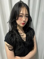 ユーフォリア 渋谷グランデ(Euphoria SHIBUYA GRANDE)&nbsp;レイヤーカット ウルフレイヤー 顔周りカット 韓国ヘア 20代