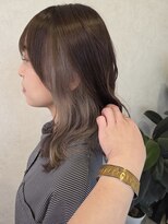 イリエ 川口(irier)&nbsp;秋インナーカラーはグレージュで決定♪【薬師神】