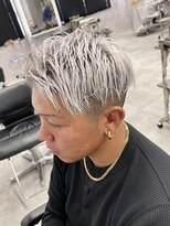 シーク 千葉中央駅(SEEK)&nbsp;MEN’S HAIR/サーフカール/刈り上げセンターパート/千葉駅