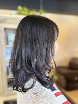 巻き髪風デジタルパーマ　北千住/大人女性/うる艶デジタルパーマ