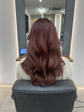 ギルド 清瀬店(GUILD) 艶感ワインレッドロング