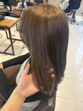 アース 郡山コスモス通り店(HAIR&MAKE EARTH) 赤み消しオリーブベージュ