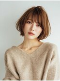 ボブ大人ベージュカラー【夙川/苦楽園/西宮】